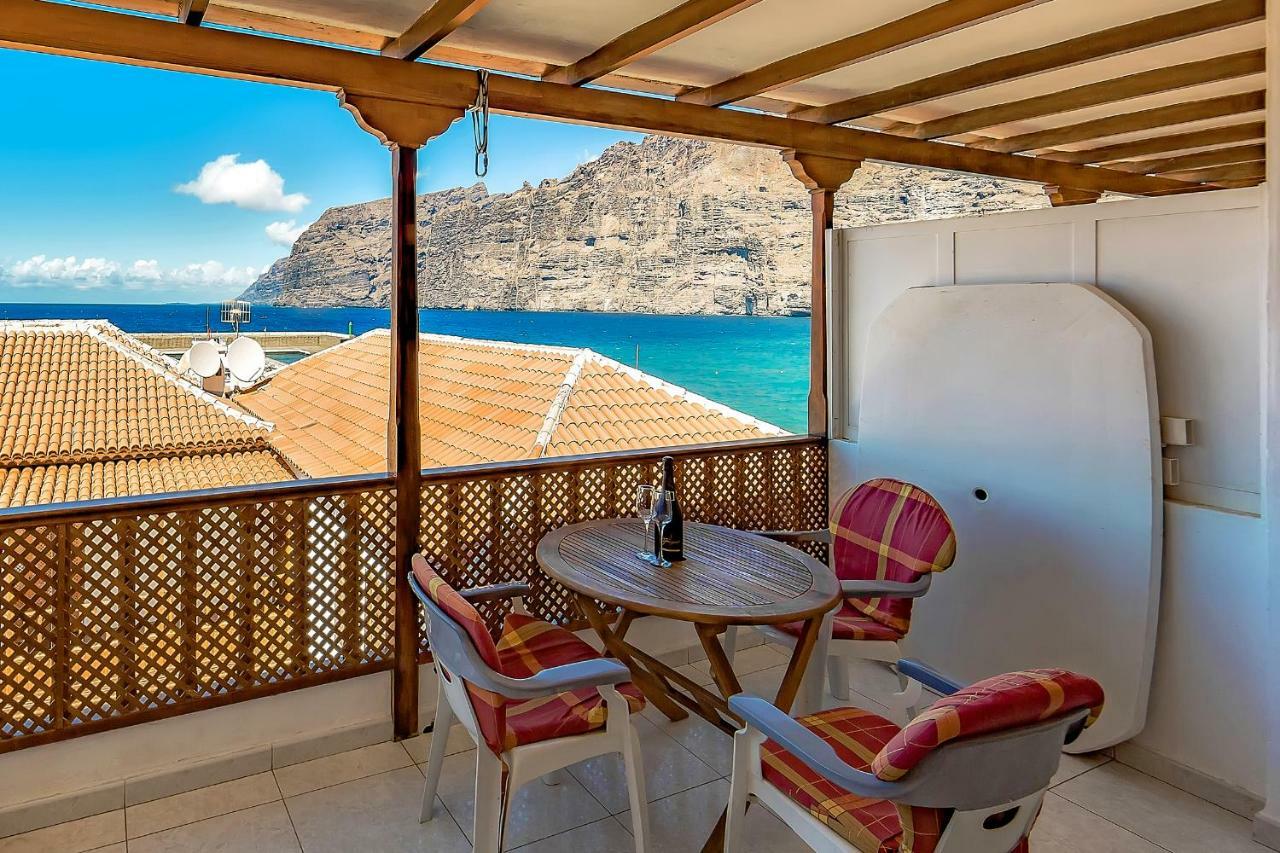 Santiago del Teide First Line Beach Front 2 Bedroom Apartment Los Gigantes מראה חיצוני תמונה